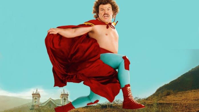 Jack Black nel ruolo del lottatore di Lucha Libre, Nacho