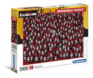 Clementoni - 39527 - Impossible Puzzle - La Casa Di Carta - 1000 Pezzi - Made In Italy - Puzzle Adulti Netflix