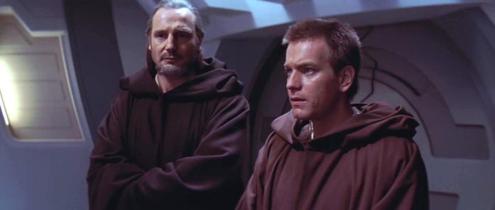 Qui-Gon Jinn e Obi-Wan Kenobi Qui-Gon Jinn e Obi-Wan Kenobi ne La Minaccia Fantasma
