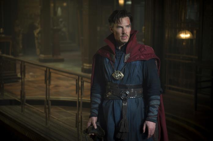 Benedict Cumberbatch nei panni del Doctor Strange