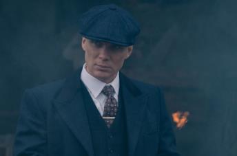 Cillian Murphy nel ruolo di Thomas Shelby in Peaky Blinders