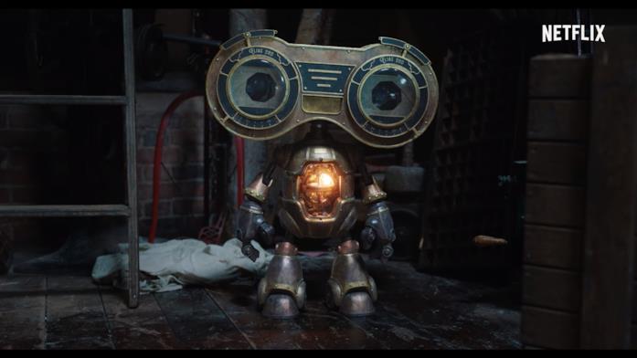 Jingle Jangle: Un'avventura natalizia, le cose da sapere sul film Netflix Un piccolo robot dai grandi occhi