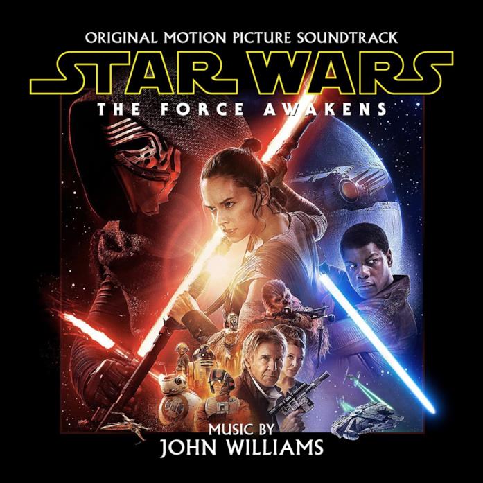 Colonna sonora Star Wars Episodio VII Copertina del CD Star Wars Episodio VII