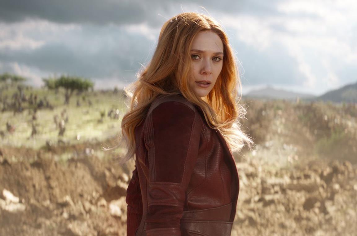 Un'immagine di Elizabeth Olsen come Scarlet Witch