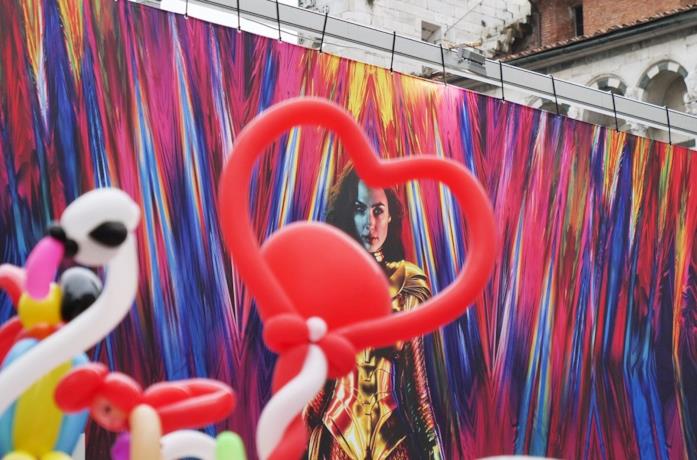 Il poster di Wonder Woman 1984 a Lucca Comics & Games 2019