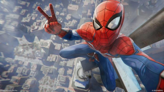 Un'immagine del nuovo Spider-Man per PlayStation 4 Spider-Man appare più in forma che mai su PlayStation 4