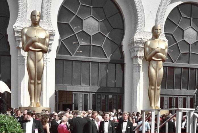 Academy Awards L'ingresso del teatro dove si svolge la cerimonia degli Oscar affollato di star