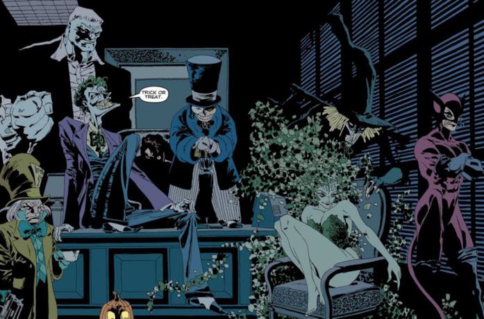 Novità sul Pinguino di The Batman Una tavola tratta dall'opera a fumetti Batman: Il Lungo Halloween
