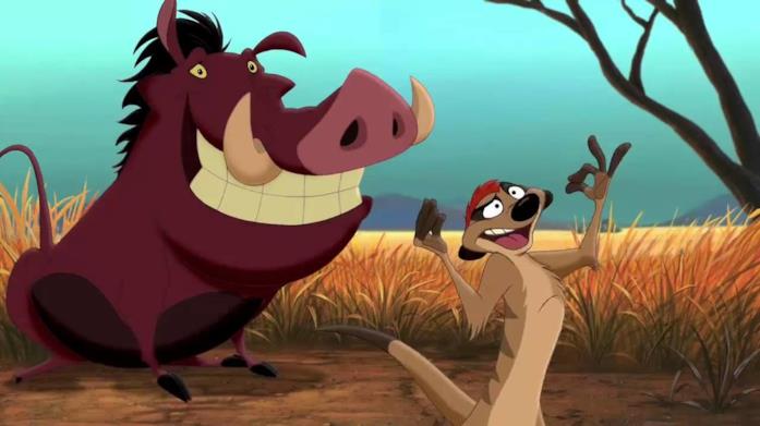 Timon e Pumbaa Timon e Pumbaa protagonisti dell'omonima serie