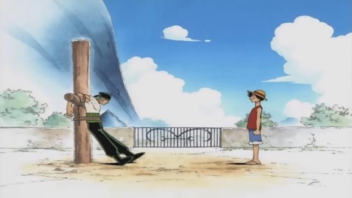 One Piece inizio One Piece Rufy e Zoro