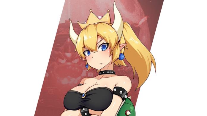 Una fan art di Bowsette Bowsette è l'unione tra Bowser e la Principessa Peach