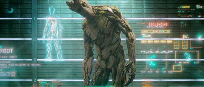 Groot, secondo il regista, è più una pianta che un albero Groot catturato dal Nova Corps in Guardiani della Galassia