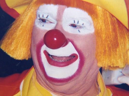 I clown Un clown in primo piano