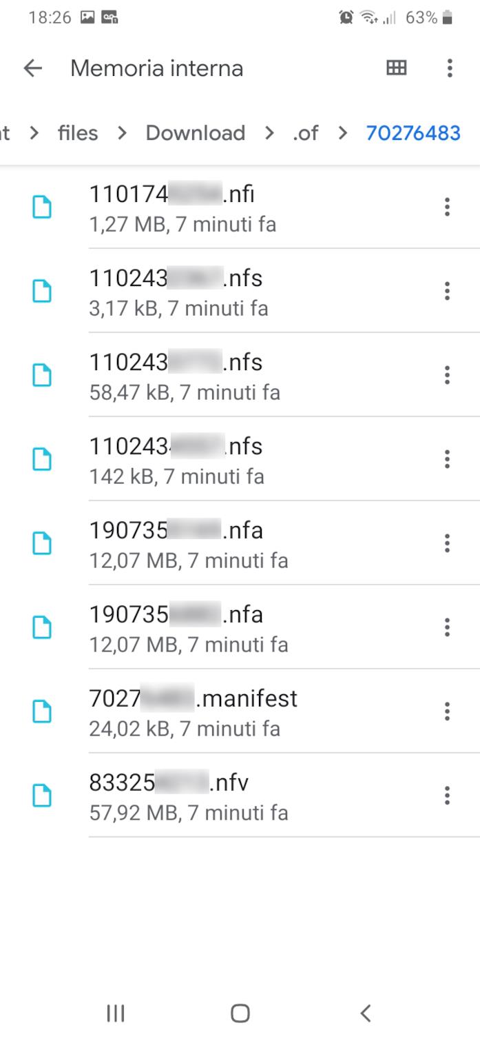 Dove trovare i file scaricati dall'app di Netflix per Android per la visione offline File scaricati dall'app Netflix in Files di Google