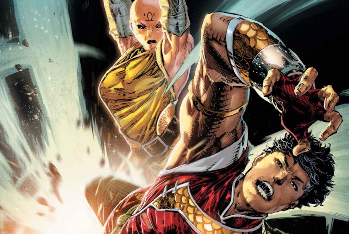 Shang-Chi nella cover a fumetti Marvel