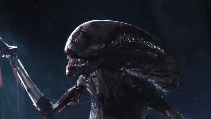 Lo Xenoformo, alieno protagonista di Alien: Covenant Una sequenza tratta da Alien: Covenant