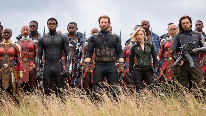 Una delle tante scene del MCU che ha incrociato i destini di diversi eroi La battaglia in Wakanda in Avengers: Infinity War