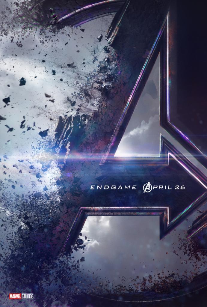 Avengers: Endgame teaser poster La A di Avengers si dissolve nel teaser poster di Endgame