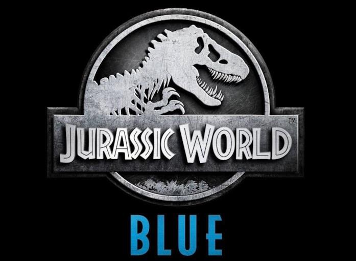 Il logo di Jurassic World: Blue, videogioco dedicato al famoso velociraptor