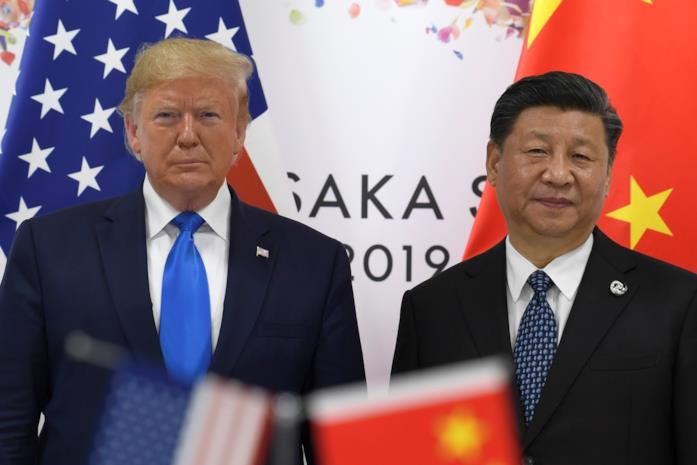 Incontro positivo tra Donald Trump e Xi Jinping al G20 di Osaka Donald Trump (sinistra) e Xi (destra) al G20 di Osaka