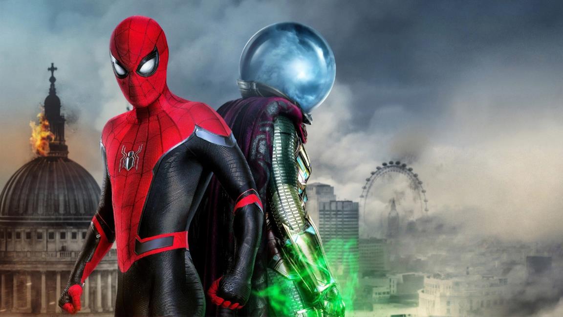 Jake Gyllenhaal e Tom Holland in Spider-Man: Far From Home