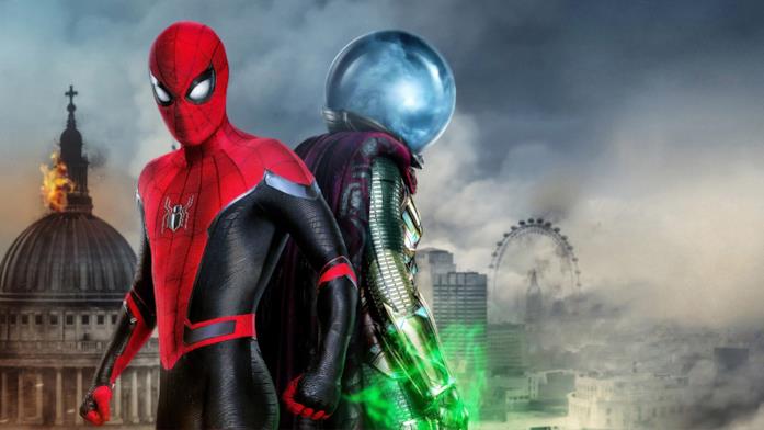 Jake Gyllenhaal e Tom Holland in Spider-Man: Far From Home