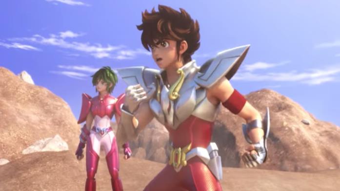 Seiya e Andromeda Netflix Pegasus e Andromeda 3D