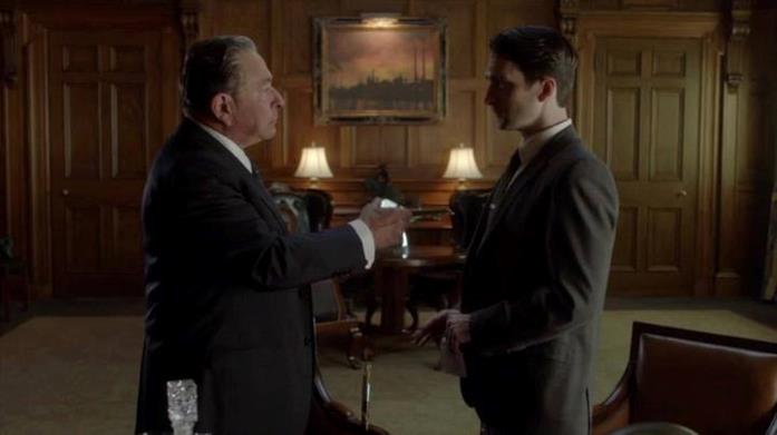 Un giovane Eldritch Palmer incontra il padre illegittimo Eldritch Palmer incontra James O'Neil, ricco padre illegittimo