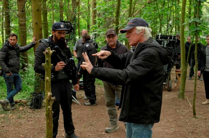Roger Deakins sul set del film 1917