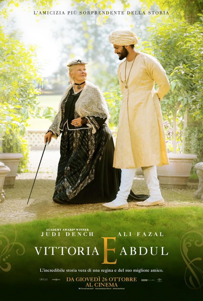 Vittoria e Abdul: poster italiano La locandina del film di Stephen Frears, Vittoria e Abdul