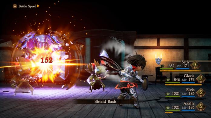 Bravely Default II battaglia Bravely Default 2 Switch