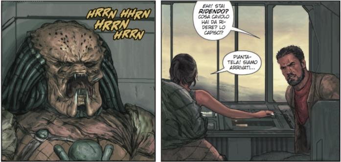 Achab, il Predator di Prometheus Omega Sequenza con Achab in Prometheus Omega