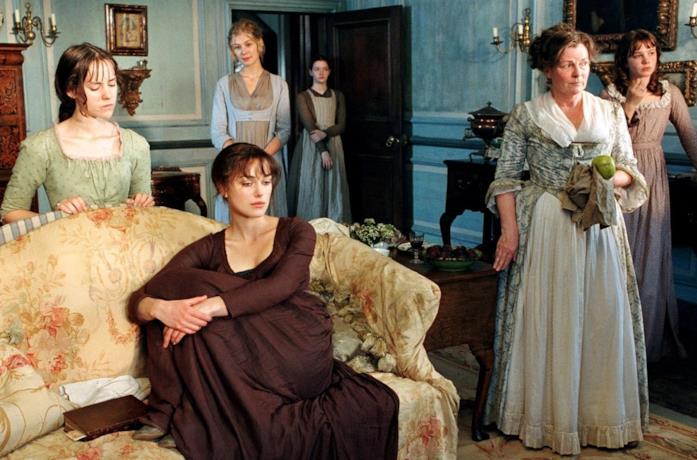 Keira Knightley è Elizabeth Bennet in Orgoglio e pregiudizio di Joe Wright (2005)