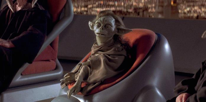 Star Wars: di che specie è Yoda? Yaddle in una scena del film La minaccia fantasma