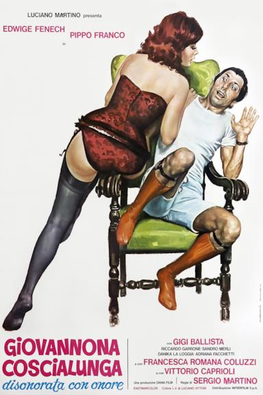 Poster Giovannona Coscialunga disonorata con onore