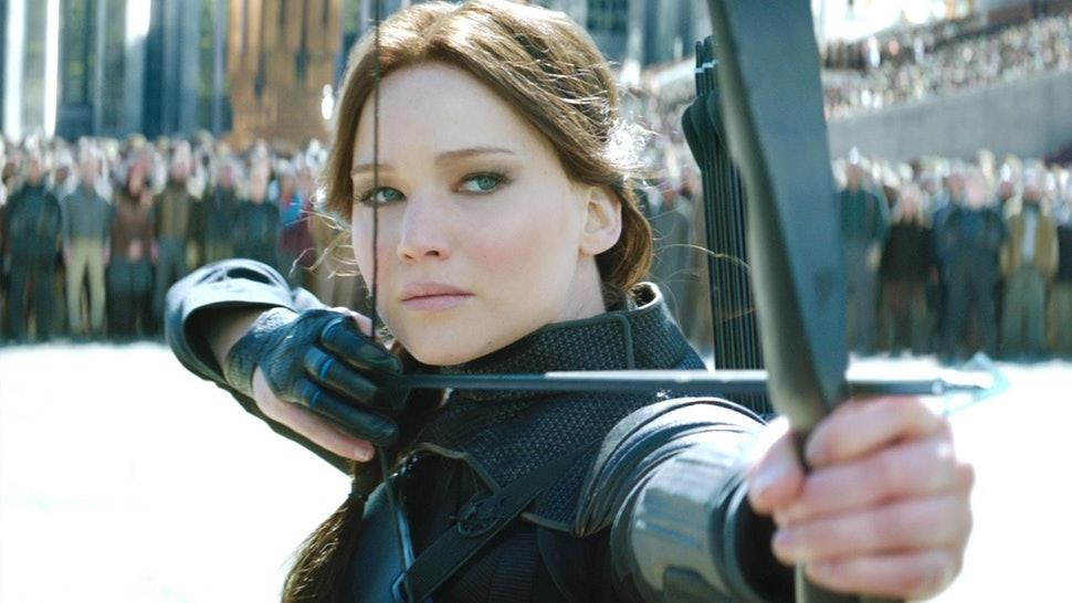 Jennifer Lawrence è Katniss Everdeen nella saga di Hunger Games
