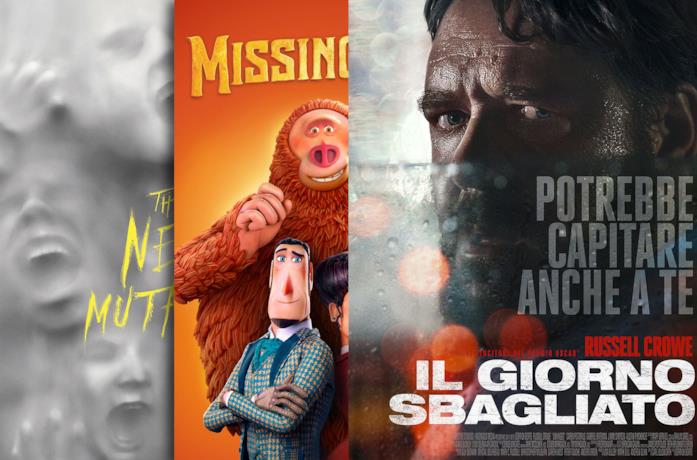 I poster di The New Mutants, The King's Man - Le origini, Il giorno sbagliato