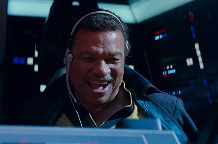 Billy Dee Williams in una scena del film Star Wars: L'ascesa di Skywalker