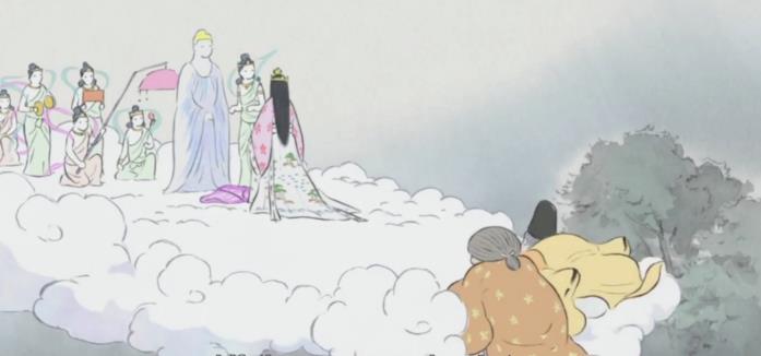 Il finale de La principessa splendente La principessa splendente torna sulla Luna
