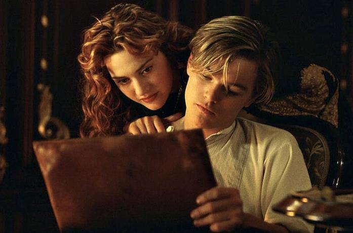Una scena di Titanic