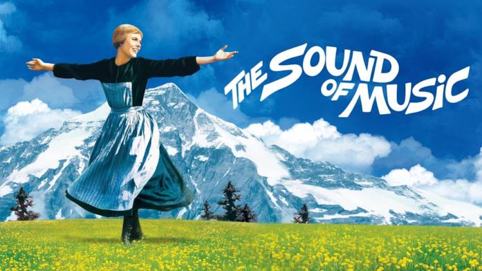Maria di Tutti insieme appassionatamente Maria von Trapp nel poster di The Sound of Music