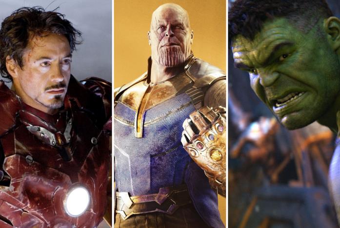 Iron Man, Thanos e Hulk