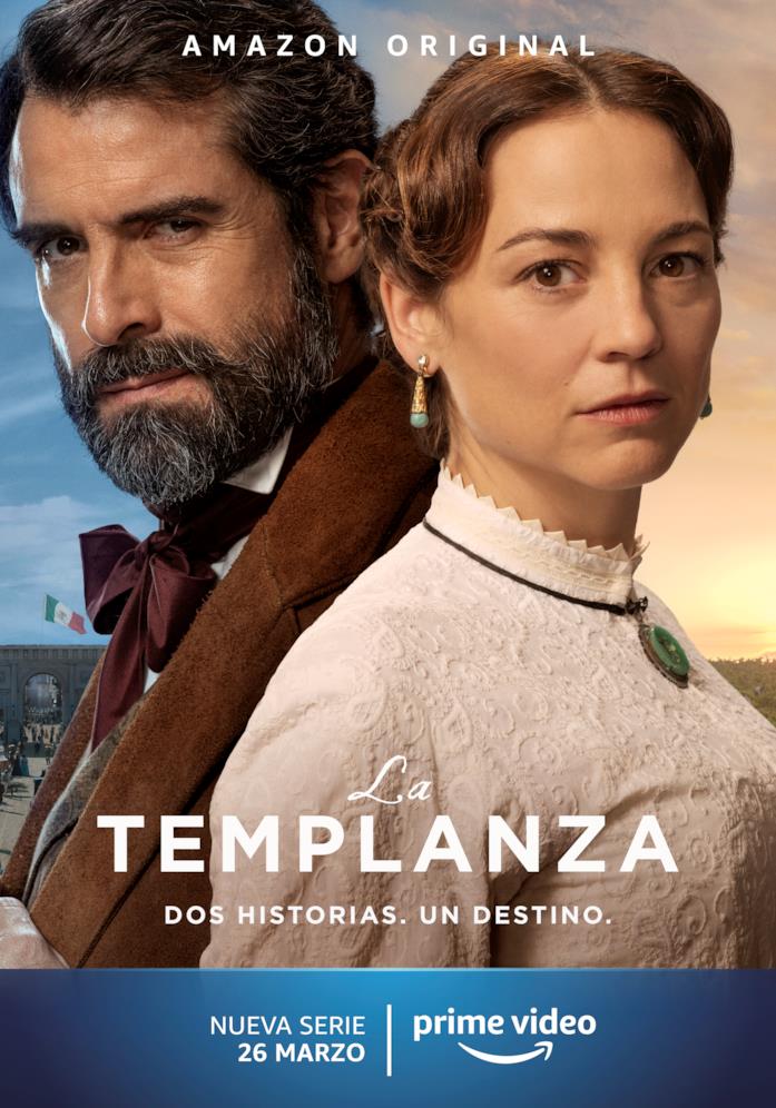 Il poster de La Templanza Leonor Watling e Rafael Novoa nella locandina de La Templanza