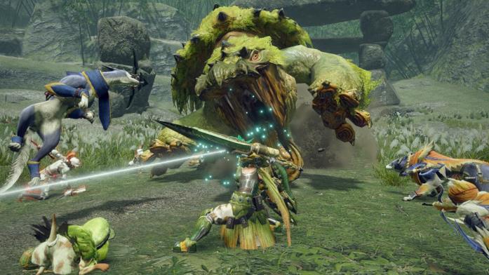 Monster Hunter Rise caccia Monster Hunter Rise multiplayer