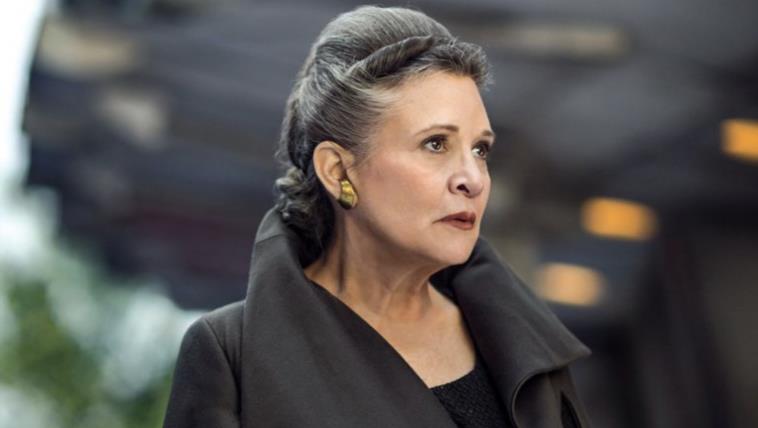 Carrie Fisher nel ruolo di Leia