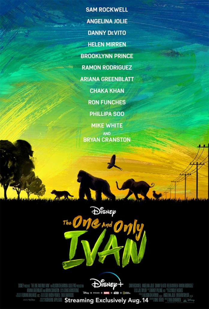 The one and only Ivan, trailer e poster Gli animali di The one and only Ivan