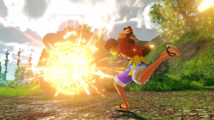 Rufy combatte in One Piece: World Seeker