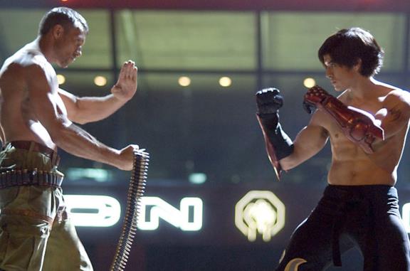 Una scena di combattimento di Tekken - The Movie