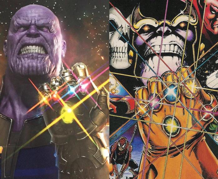 Thanos al cinema e nei fumetti Il Thanos del cinema e quello dei fumetti a confronto