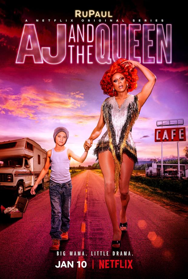 AJ and the Queen: il teaser della serie Netflix con RuPaul AJ and the Queen, poster con RuPaul